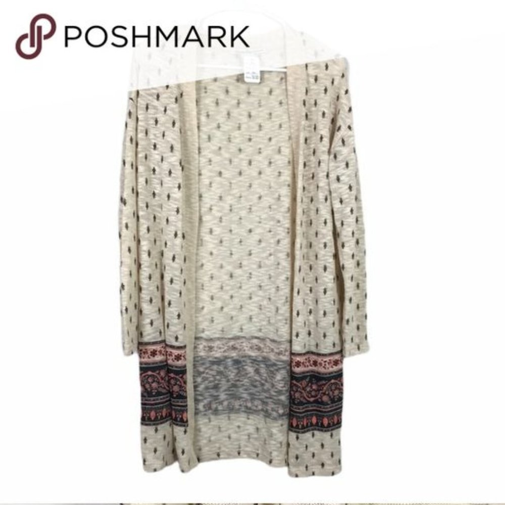 American Rag Cie long Boho Cardigan American Rag Cie Cardigan Size L